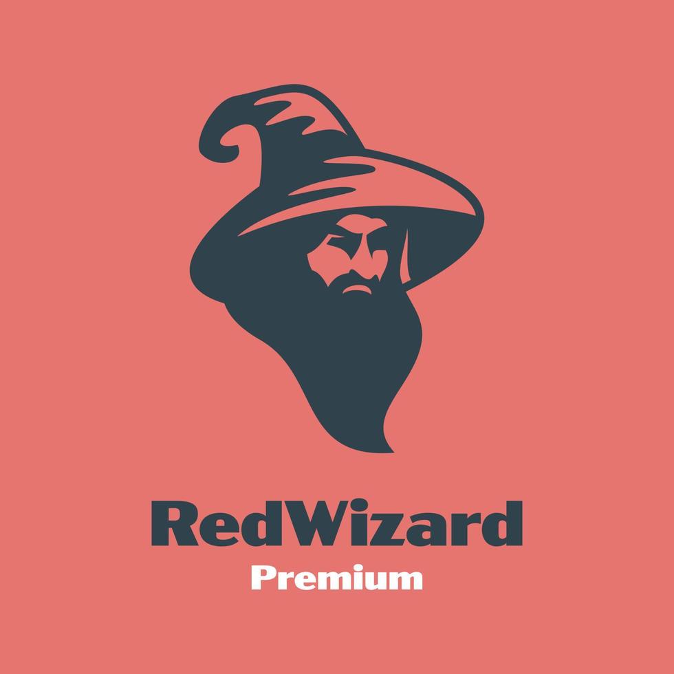 Red Wizard Logo vector