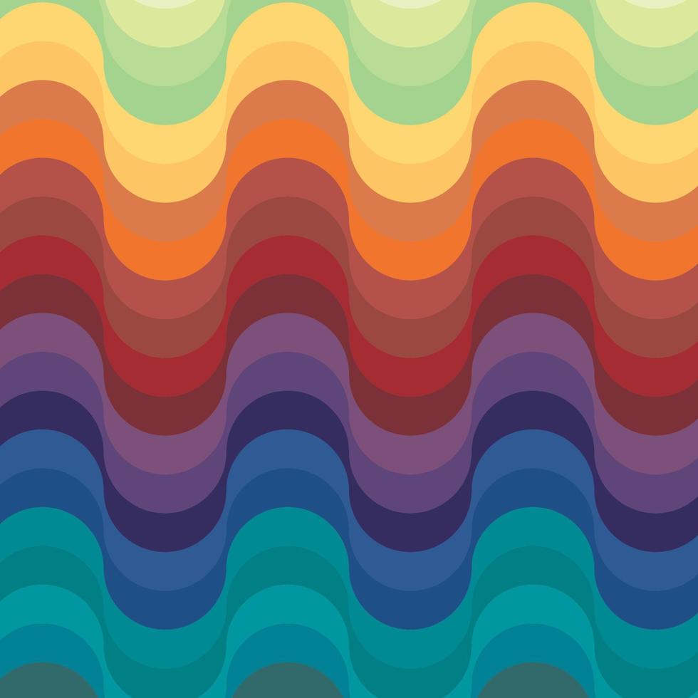 Pattern background wavy lines vector