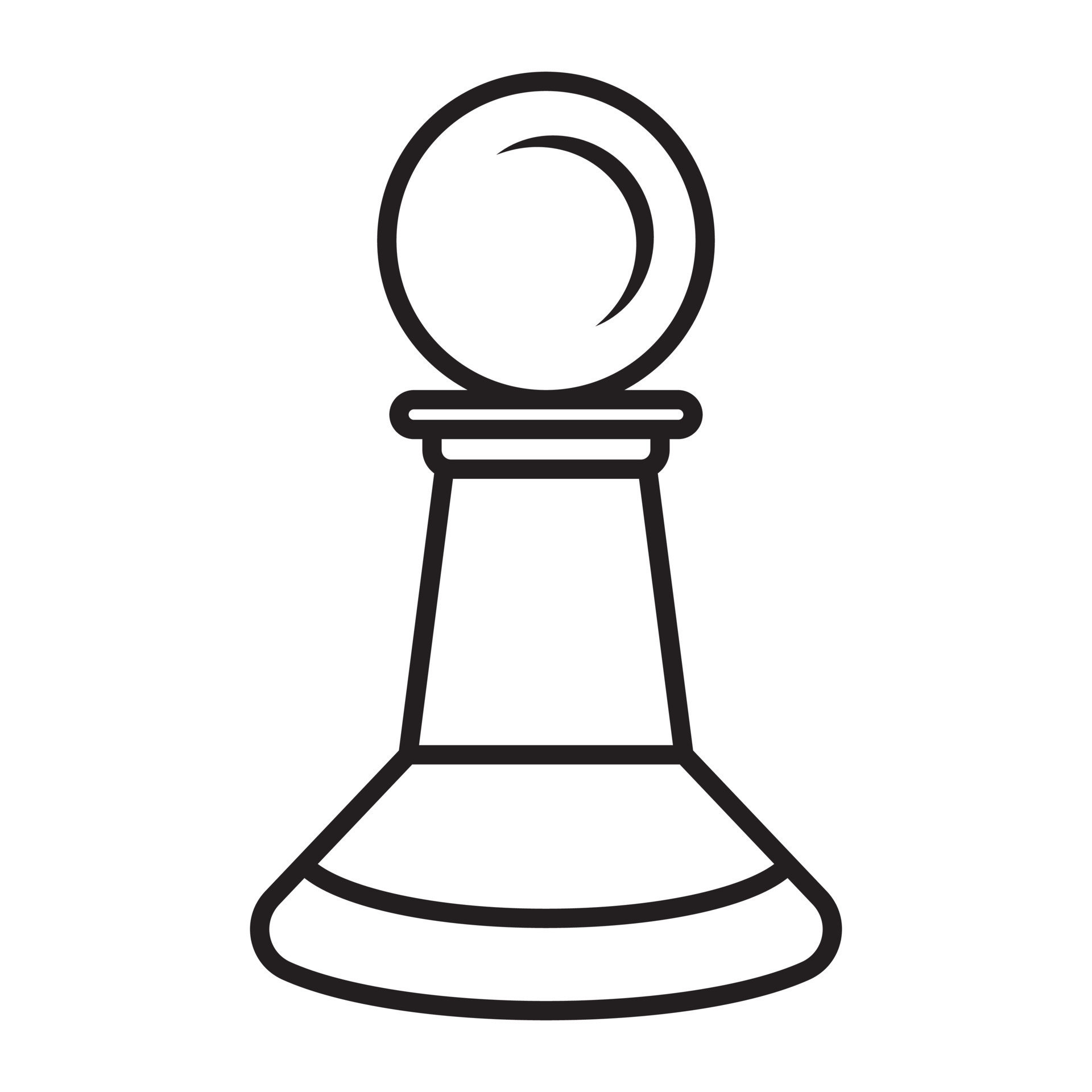 Chess Piece Pawn Icon  IconExperience - Professional Icons » O