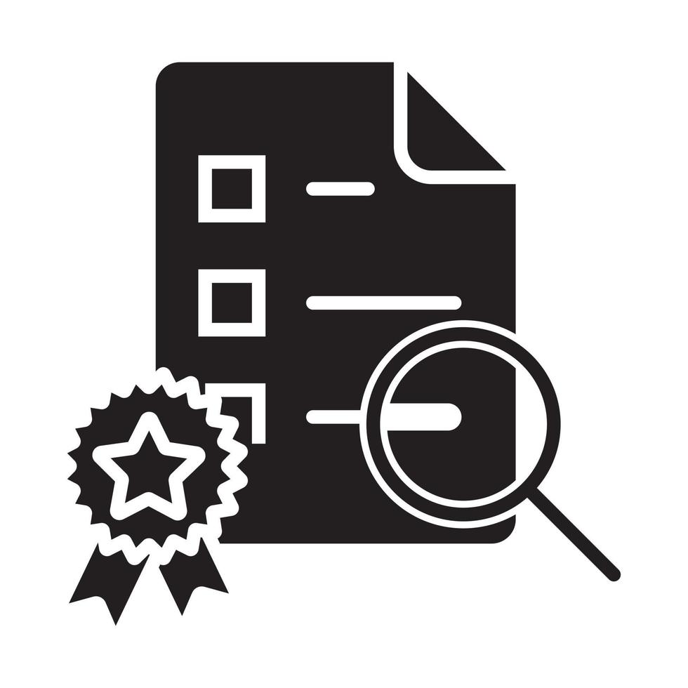 Flat vector icon of scientific research for apps and websites
