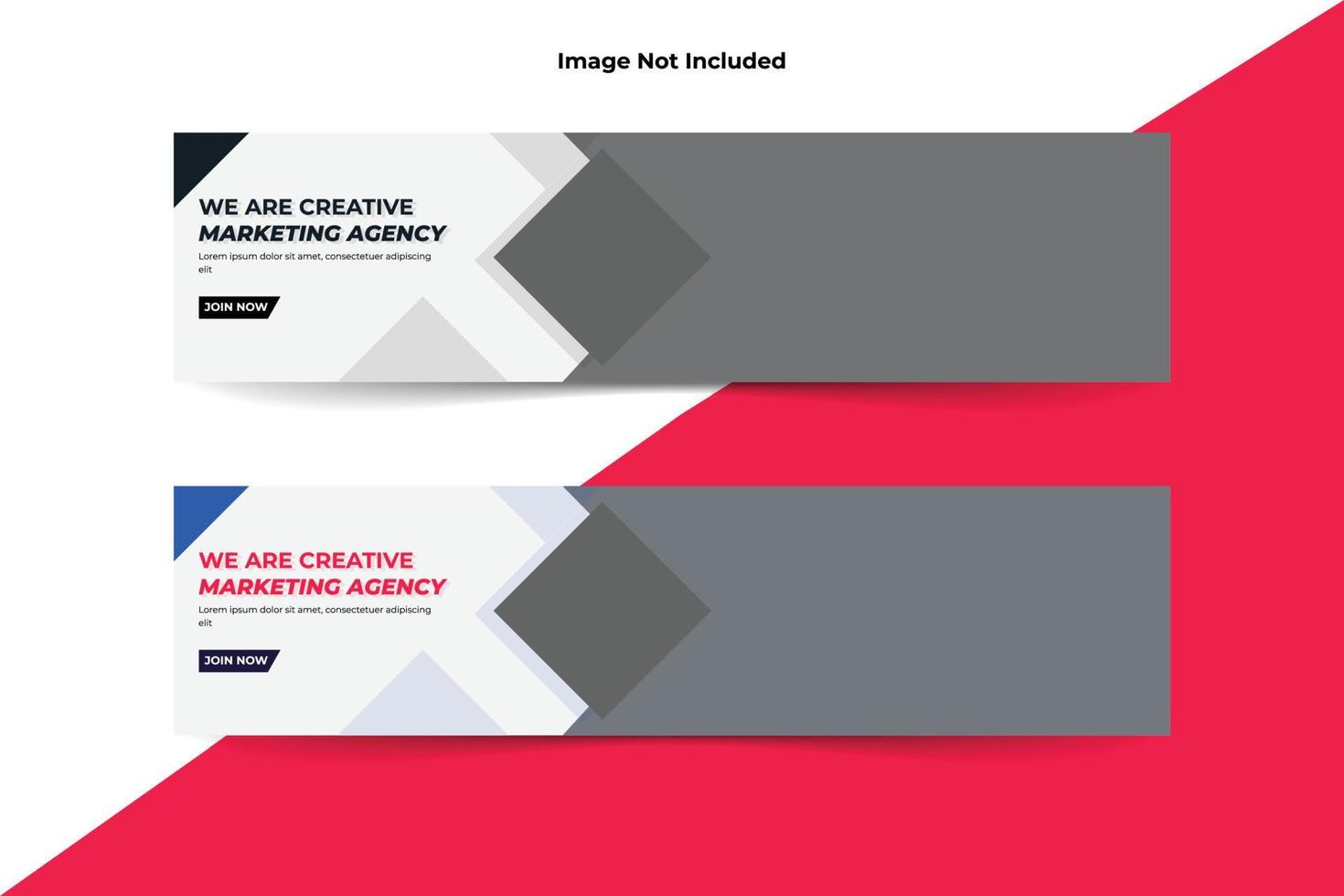 Corporate Agency LinkedIn Banner Design, Vector File, Free Download