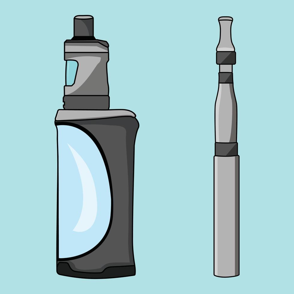 Vape cigarette Vape shop vector element,