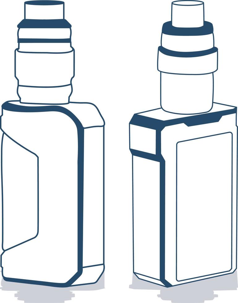 Vape cigarette Vape shop vector element,