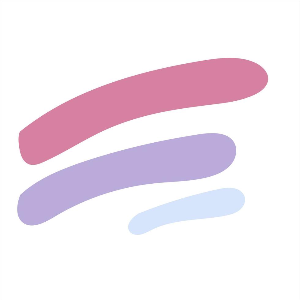 abstract doodle vector illustration element with pastel color