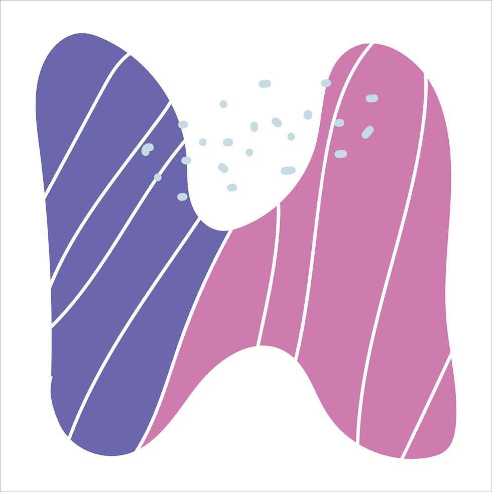 abstract doodle vector illustration element with pastel color