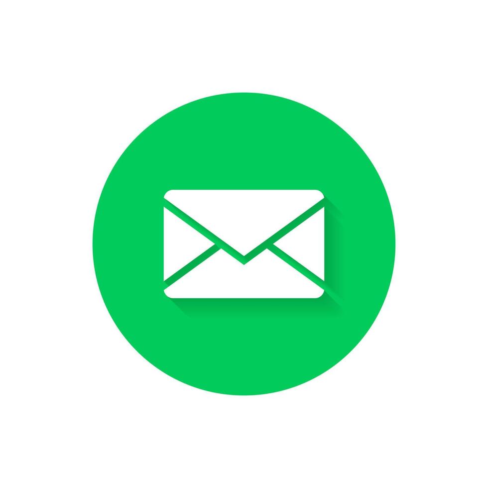 Message, SMS button icon vector for web or mobile app