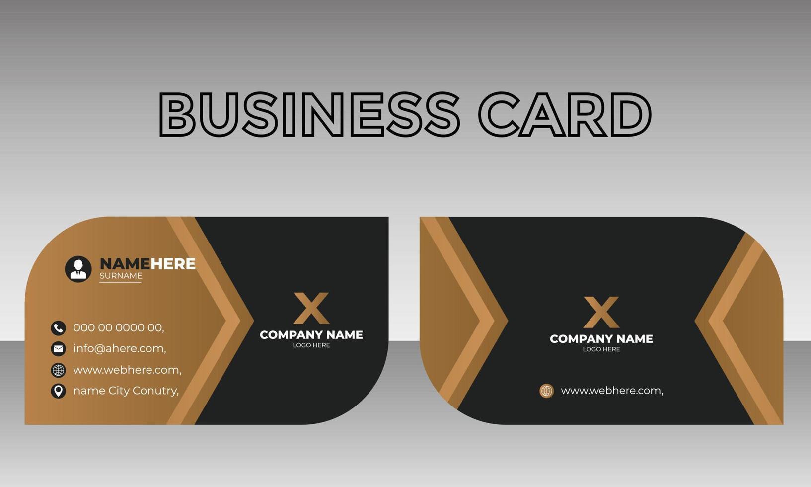 Business Card Leaf vector
