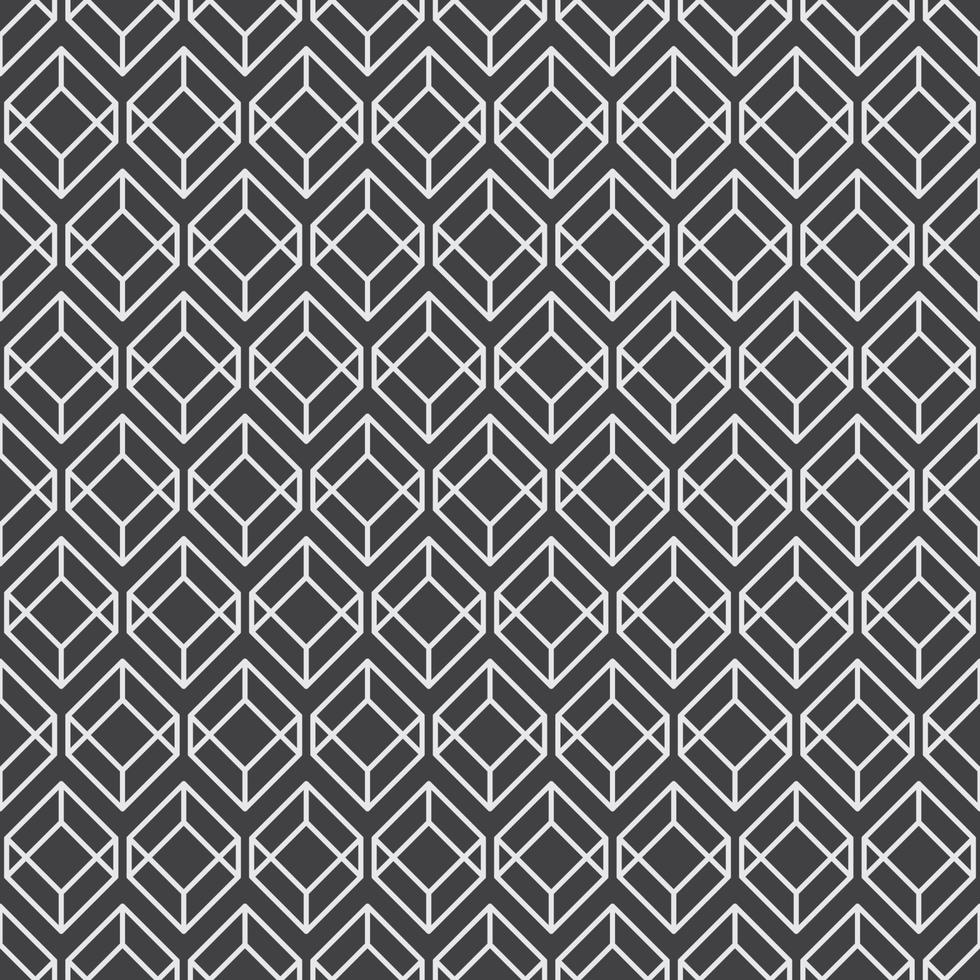 geometric simple cube seamless pattern vector
