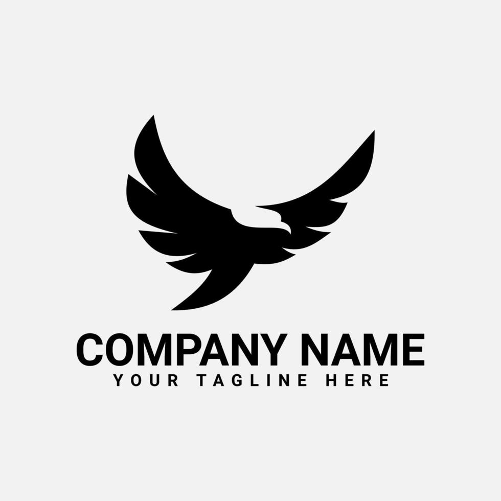 Flying Eagle Logo Vector Concept