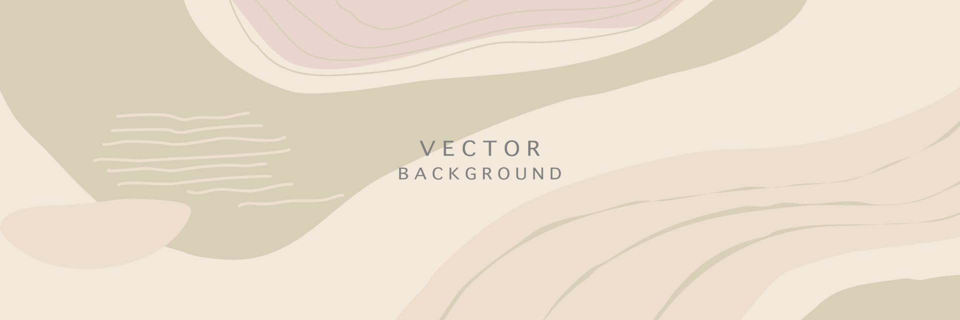 fondo abstracto con formas y arte lineal. copie el espacio para el texto. ilustración vectorial vector