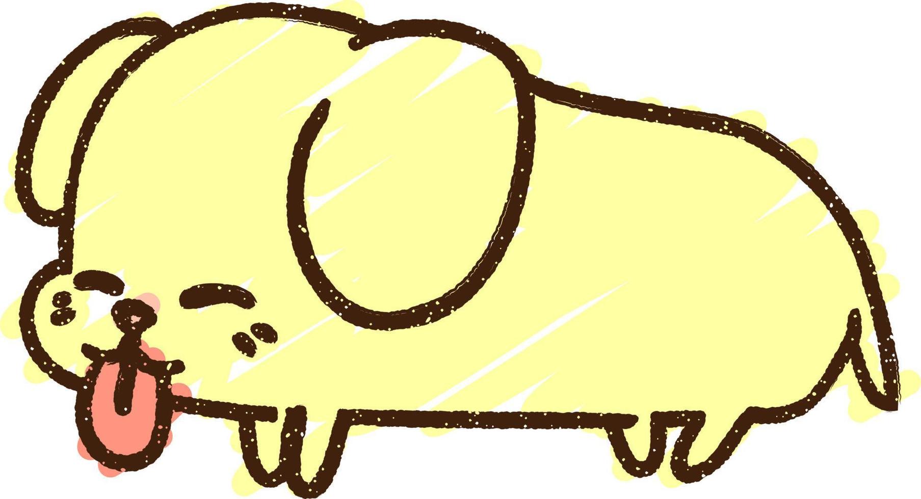 Cute Dog Chalk Drawing 9736029 Vector Art at Vecteezy