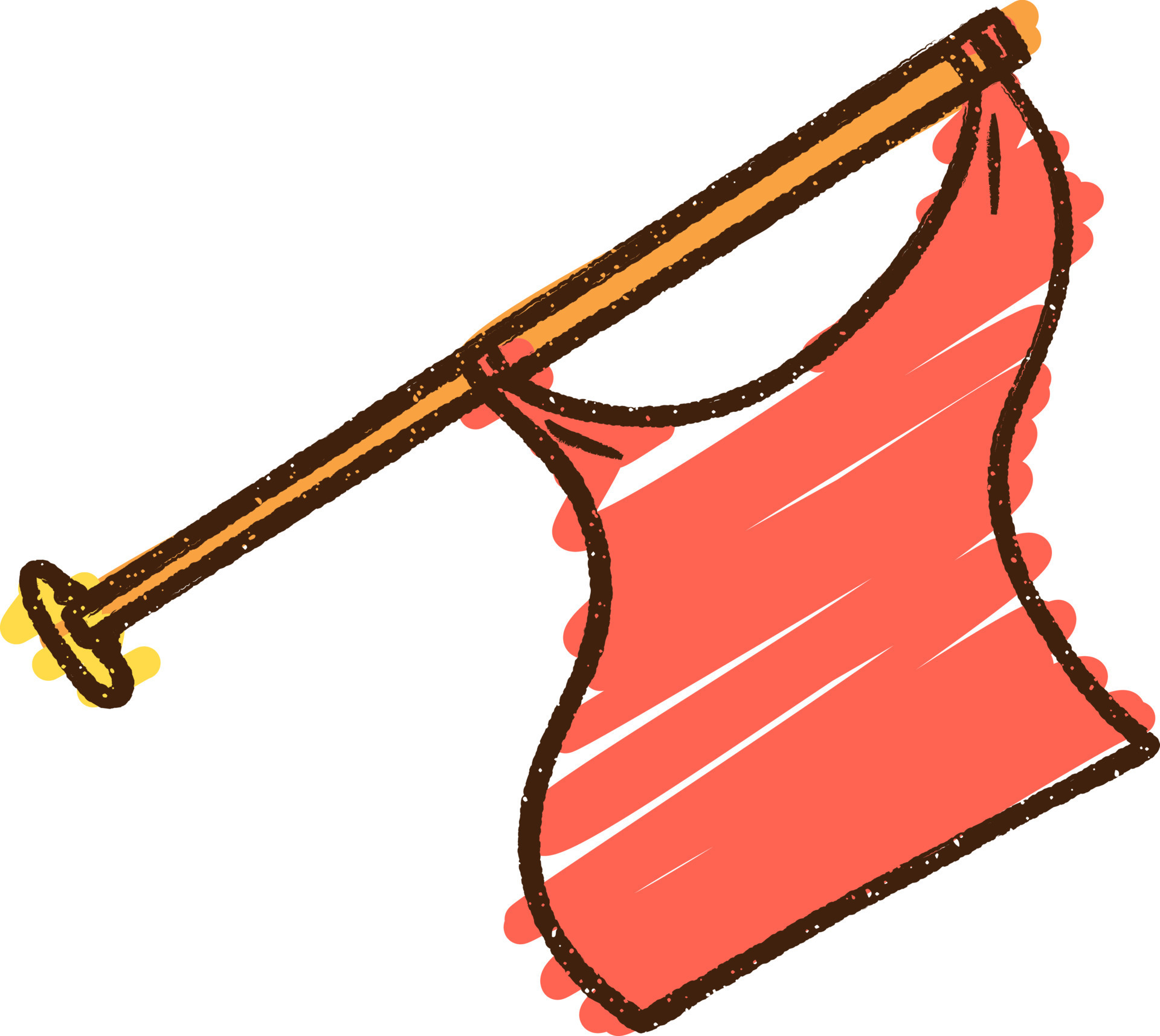 Waving Flag Chalk Drawing 9736256 Vector Art at Vecteezy