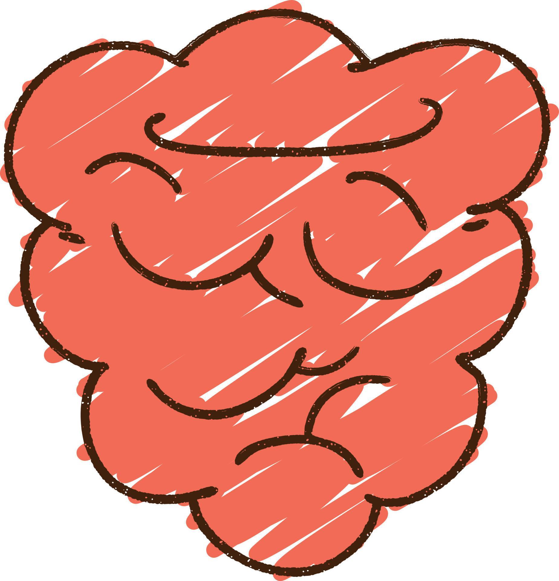 Raspberry Chalk Drawing 9736549 Vector Art at Vecteezy