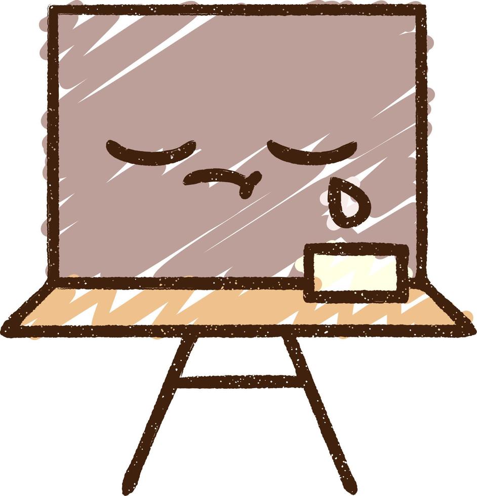 Blackboard Chalk Drawing 9736578 Vector Art at Vecteezy