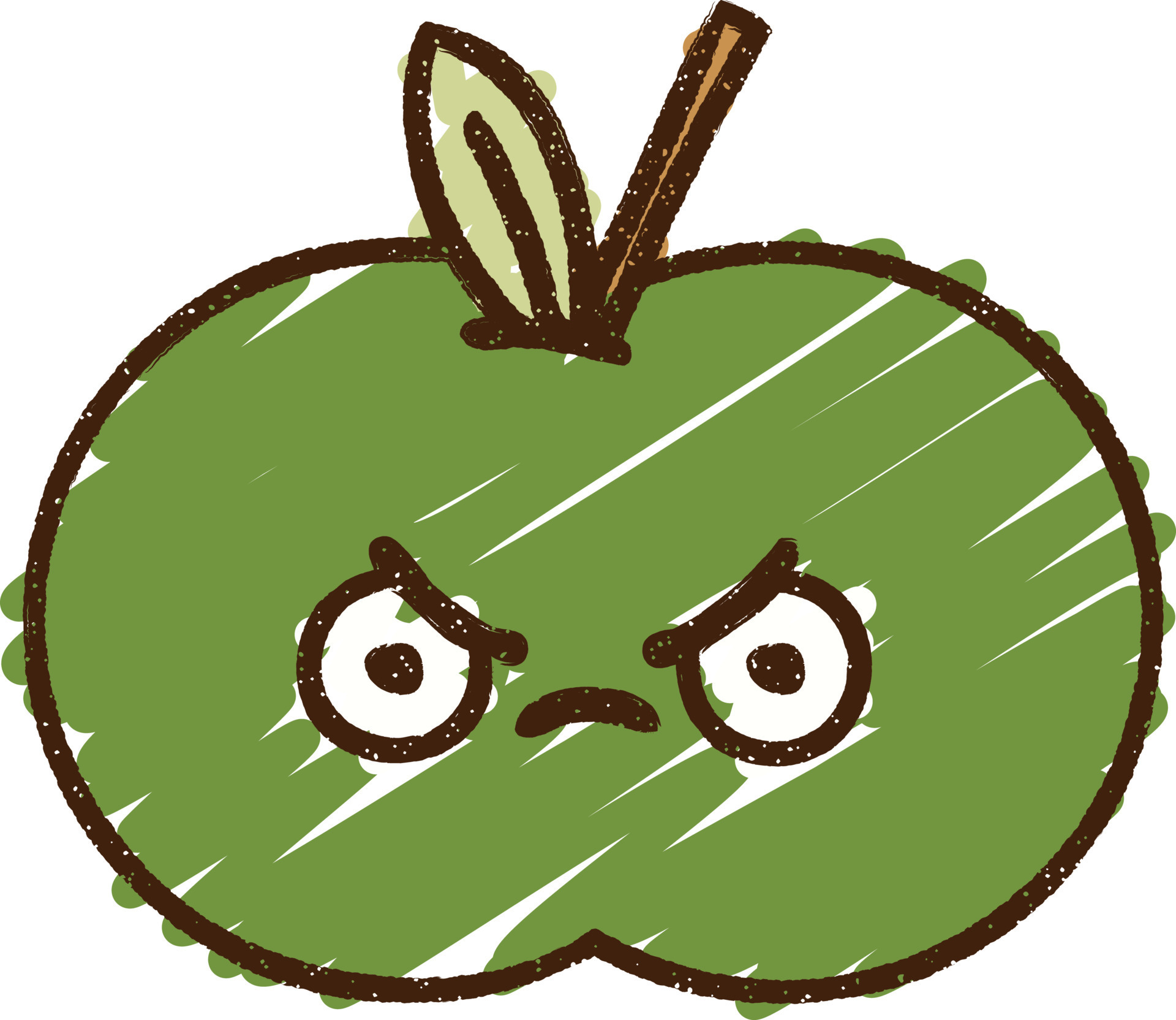 Apple Chalk Drawing 9736922 Vector Art at Vecteezy