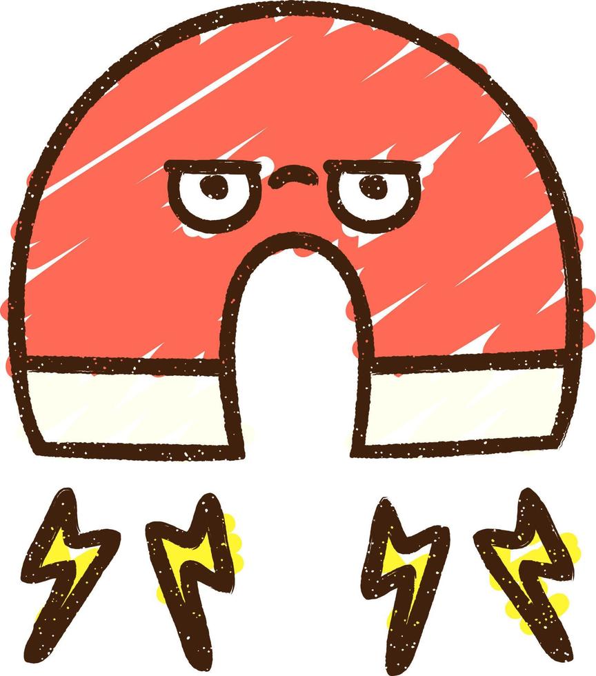 Magnet Chalk Drawing vector