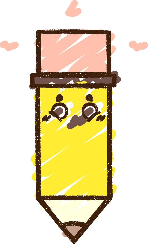 Pencil Chalk Drawing vector