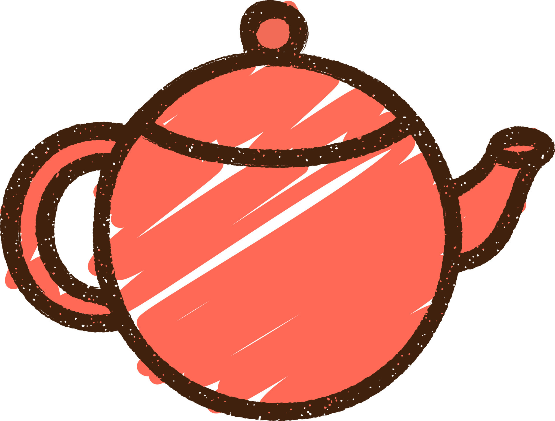 Teapot Chalk Drawing 9737212 Vector Art at Vecteezy