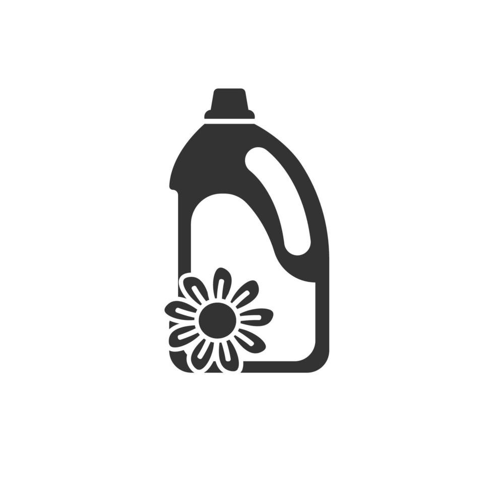 vector de diseño de icono de botella de suavizante