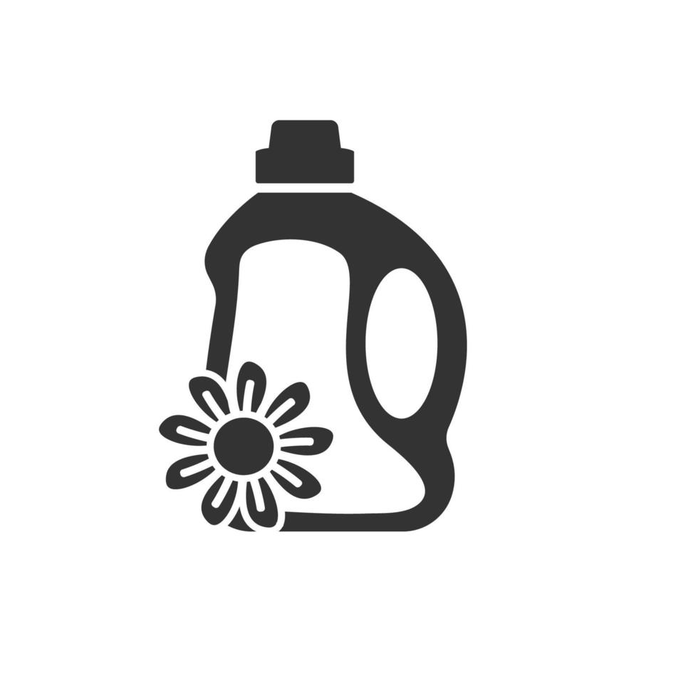 vector de diseño de icono de botella de suavizante