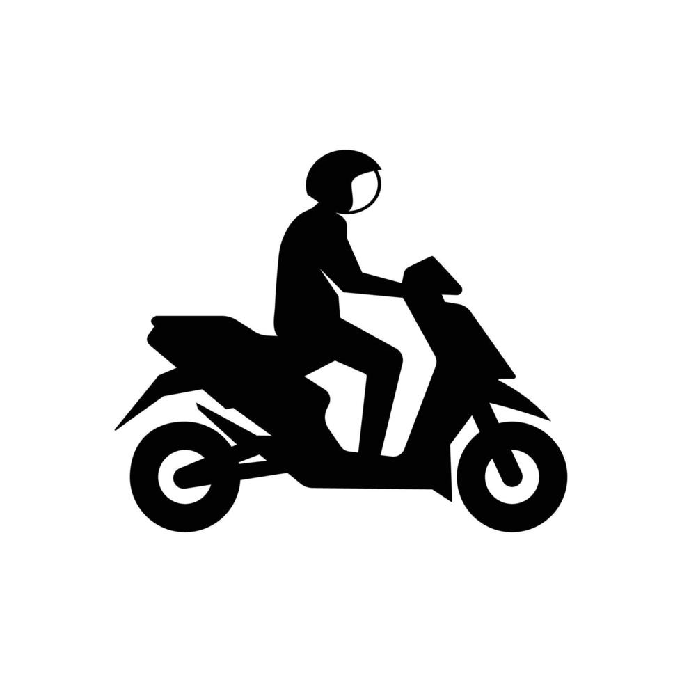 vector de diseño de icono de scooter