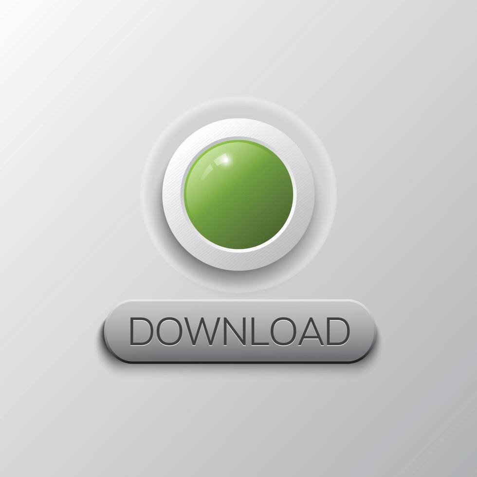 download button design, vector illustration eps10 graphic