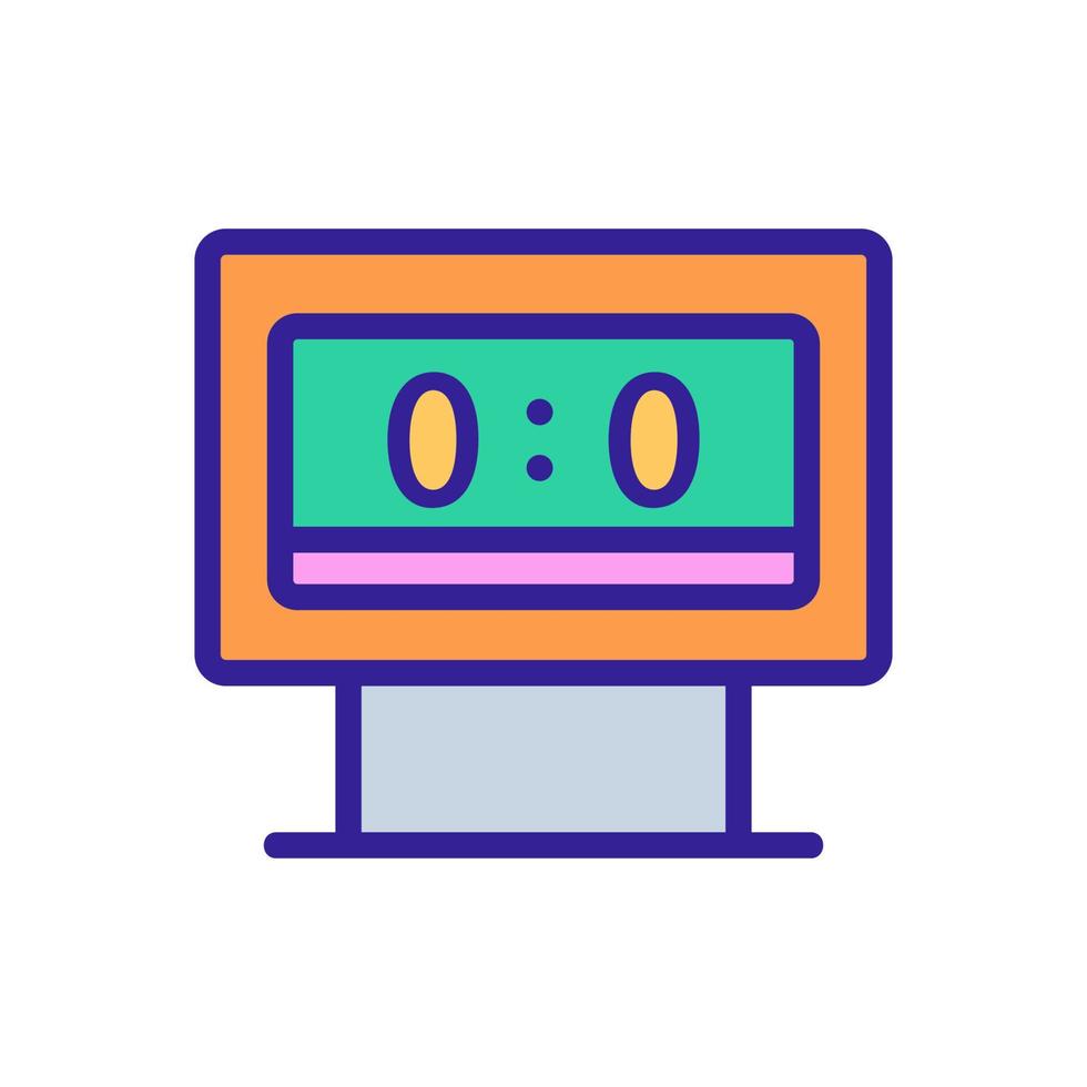 scoreboard stadium icon vector outline illustration