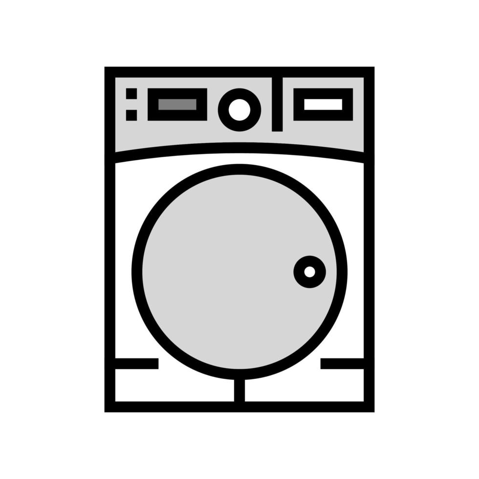 dryer machine color icon vector illustration