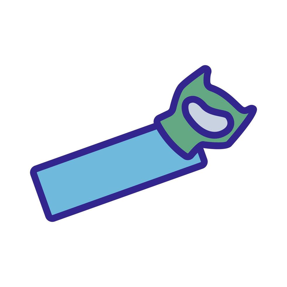 wood saw icon vector outline illustration