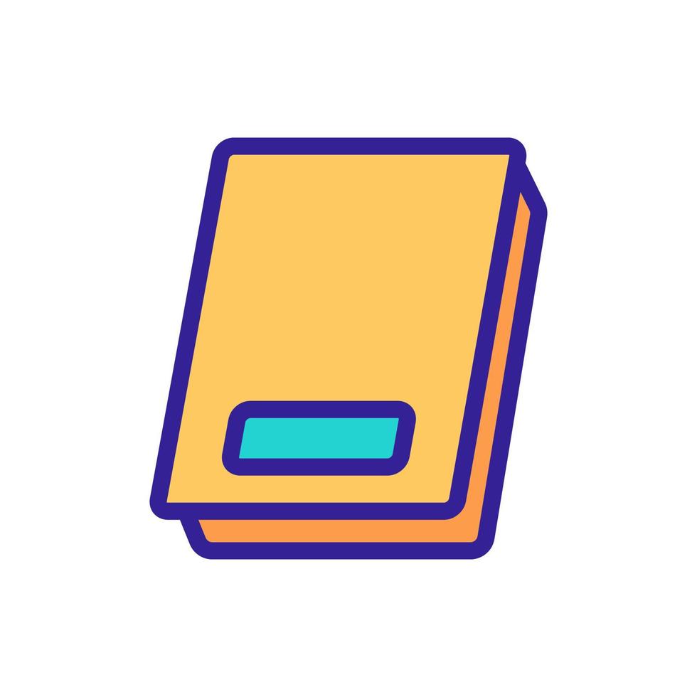 rectangular shaped electric flat scales icon vector outline illustration