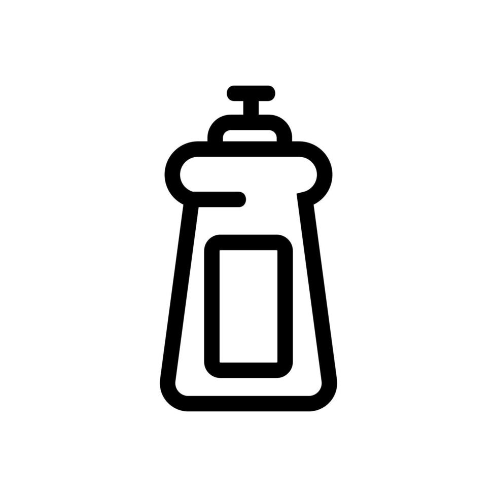 detergent icon vector. Isolated contour symbol illustration vector