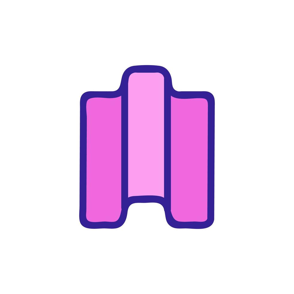 house Roof icon vector. Isolated contour symbol illustration vector