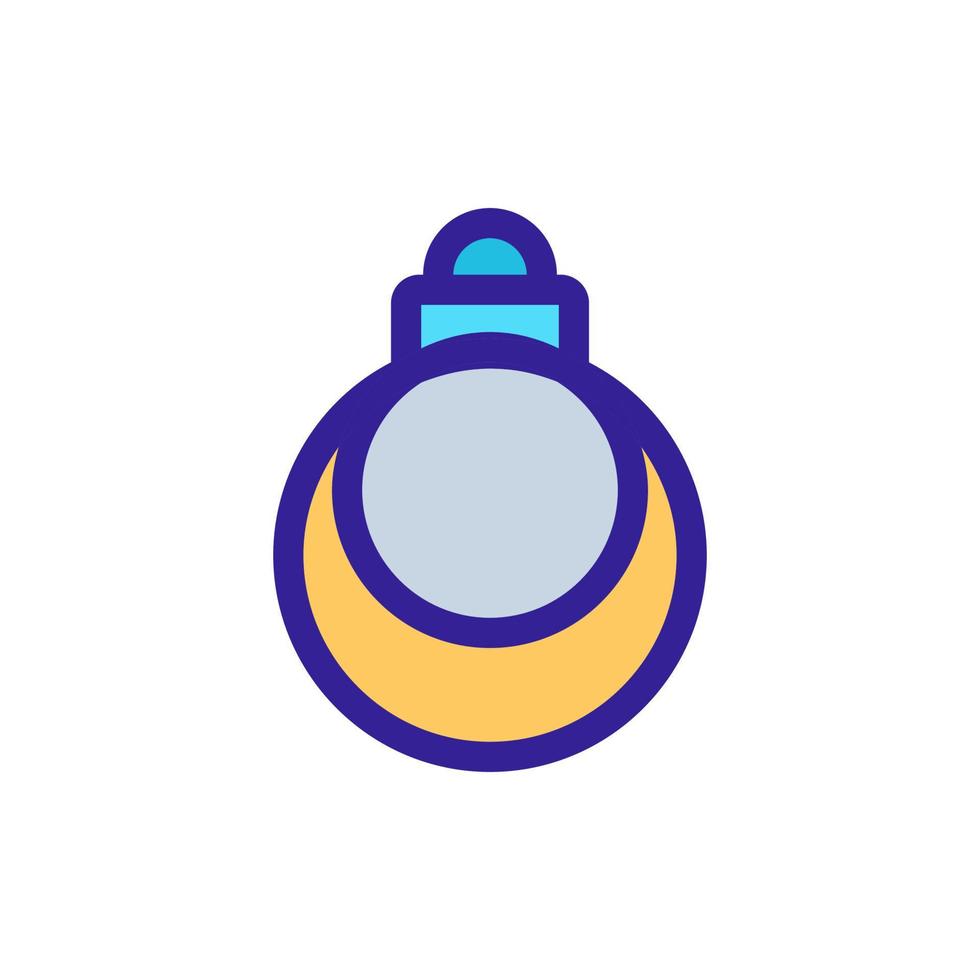 Ring icon vector. Isolated contour symbol illustration vector