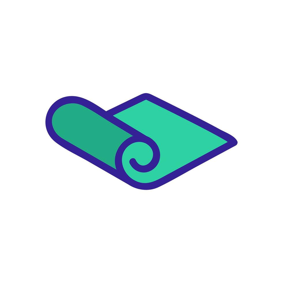 leather roll icon vector outline illustration