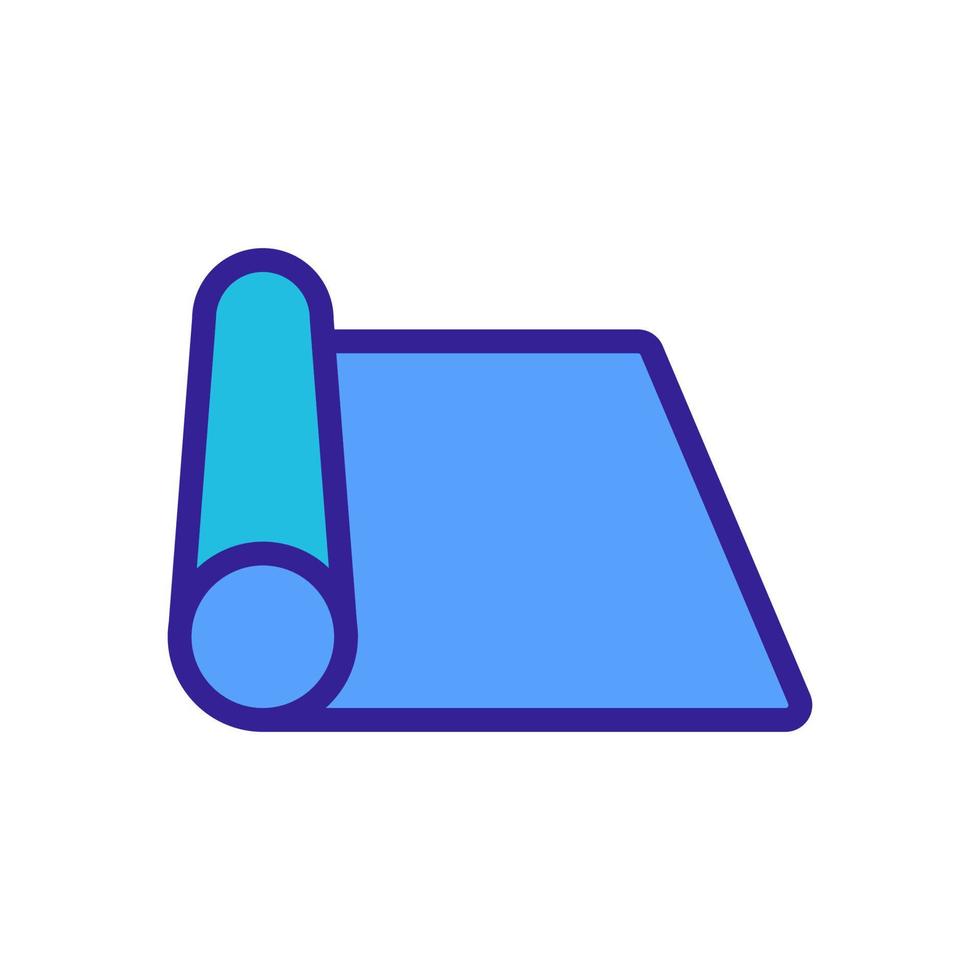fabric roll icon vector outline illustration