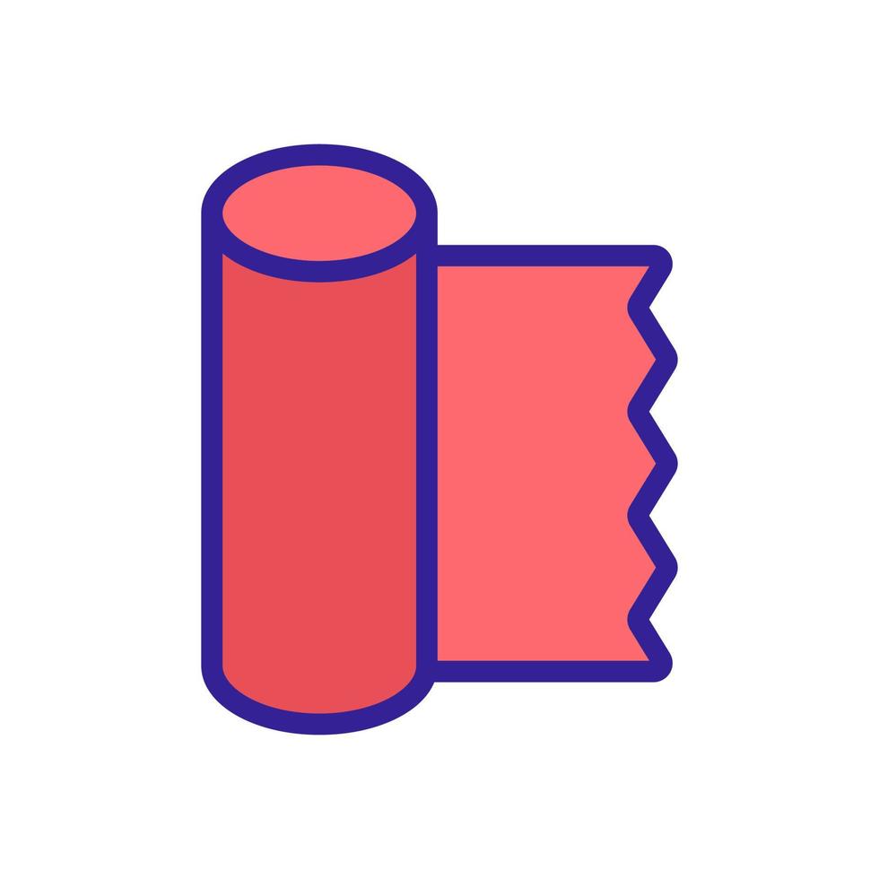 narrow roll icon vector outline illustration