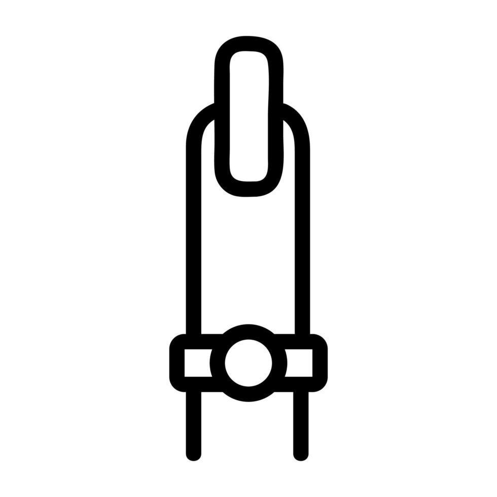 vector de icono de boda de anillo. ilustración de símbolo de contorno aislado