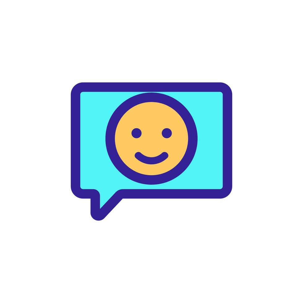 positive review icon vector. Isolated contour symbol illustration vector