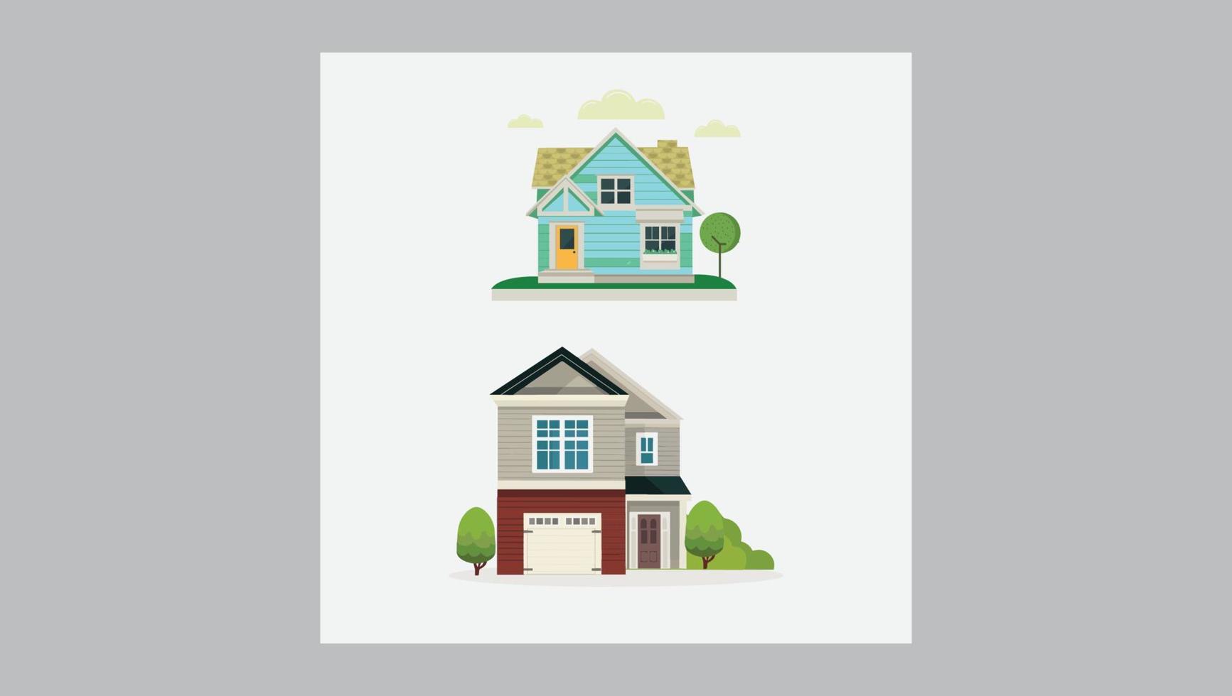 nice house vector illustrator