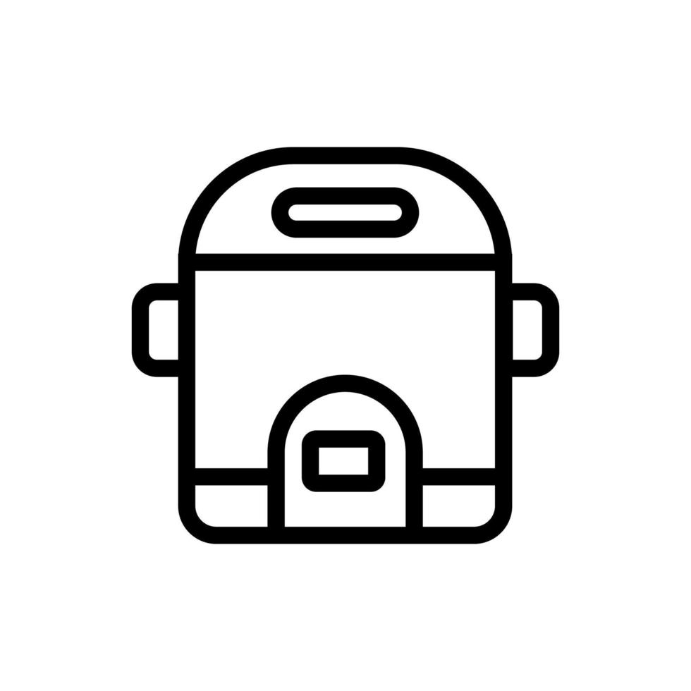 multicooker for food icon vector outline illustration