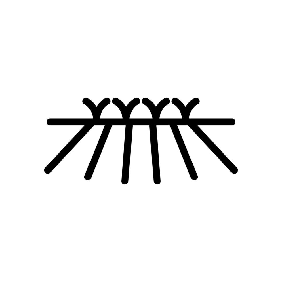 rice wheat field icon vector outline illustration