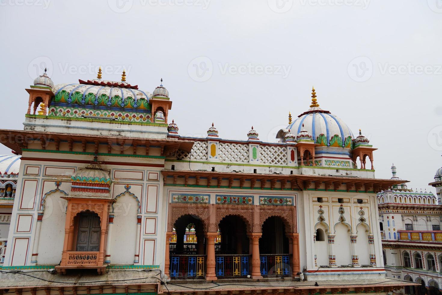 janakpur dhaam upper half image, birth palace of sita mata in nepal photo