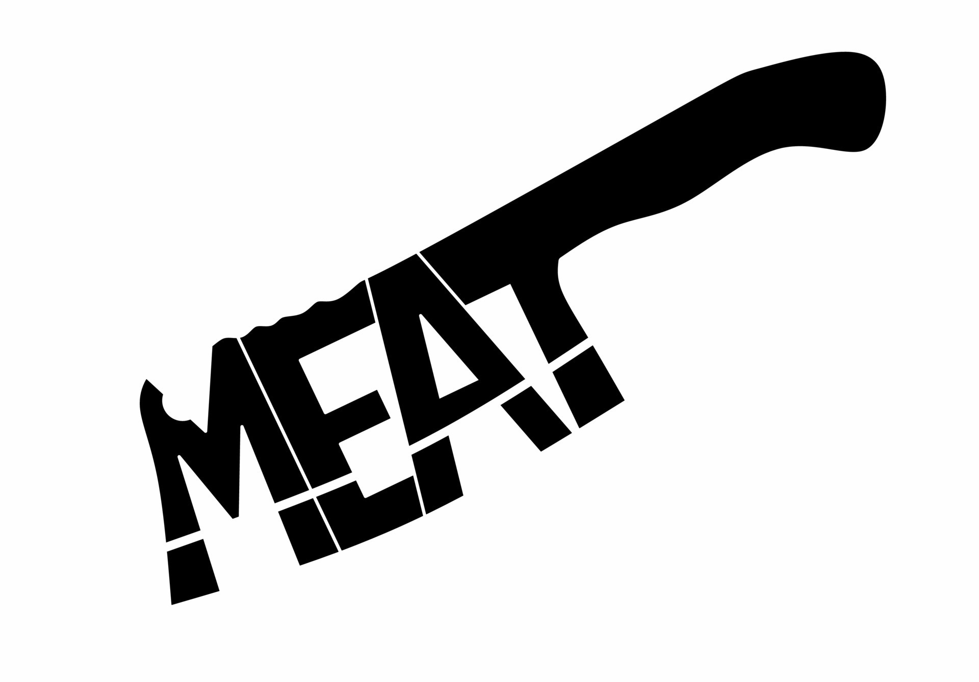The Word Meat In The Form Of A Butcher Knife 9742846 Vector Art At Vecteezy the-word-meat-in-the-form-of-a-butcher-knife-9742846-vector-art-at-vecteezy