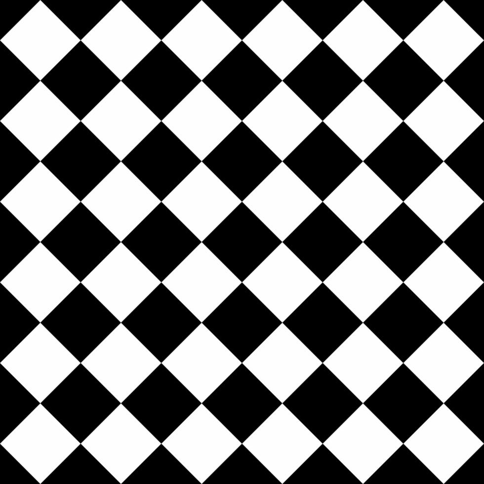 Black white rhombus seamless pattern vector