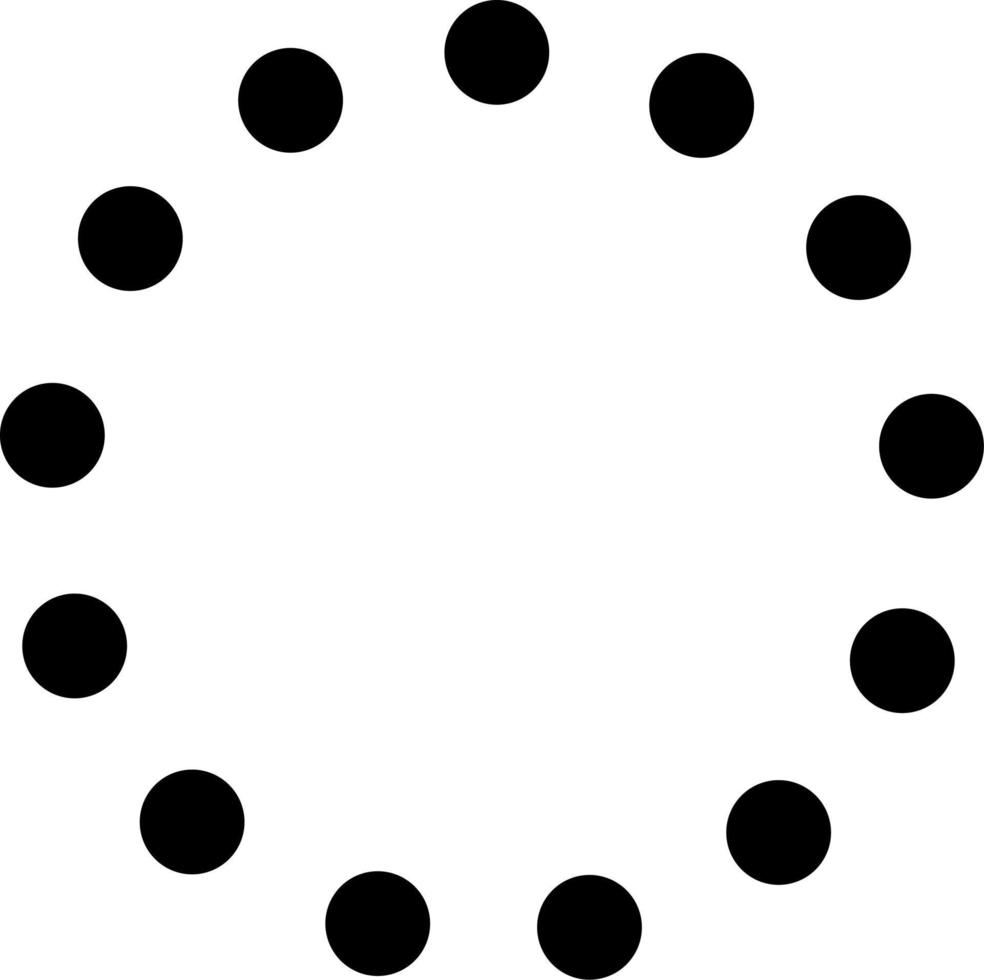 círculos concéntricos aislados sobre fondo blanco vector