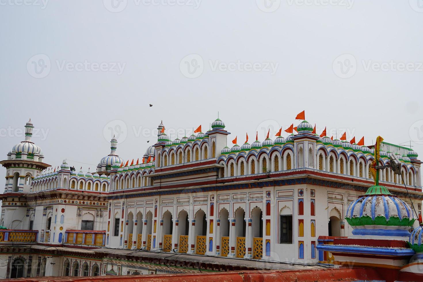 janakpur dhaam upper half image, birth palace of sita mata in nepal photo