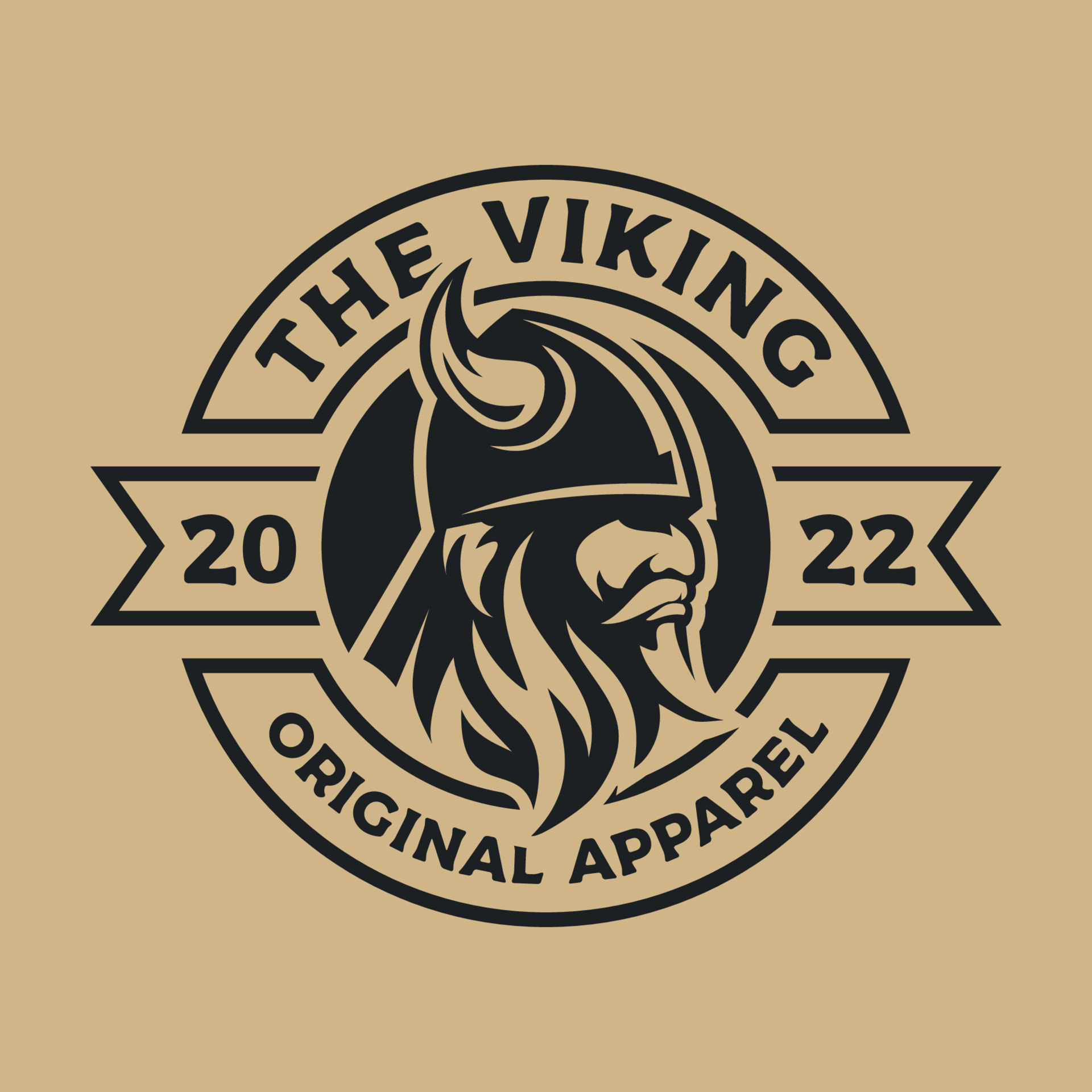The Viking Logo Design On Light 9743091 Vector Art at Vecteezy