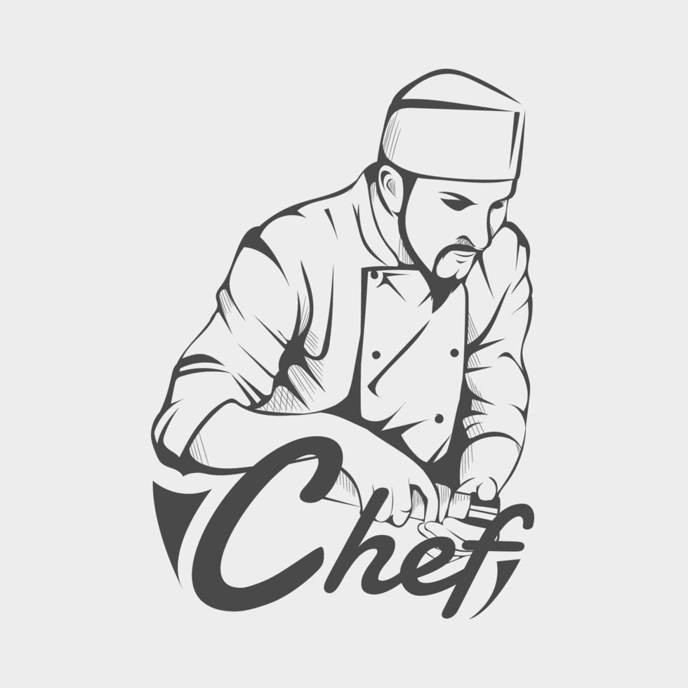 chef logo vector