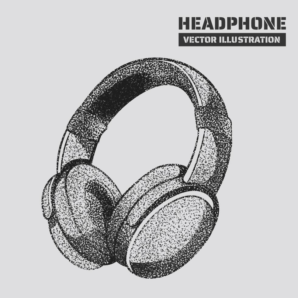 headphone vector illustration