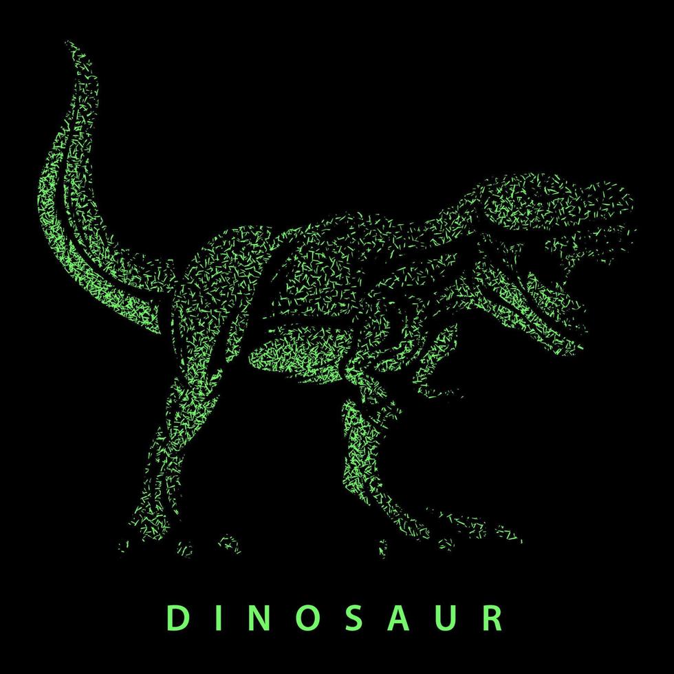 dinosaur abstract vector